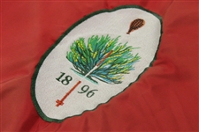 Merion Golf Club '1896' Course Used Red Embroidered Flag