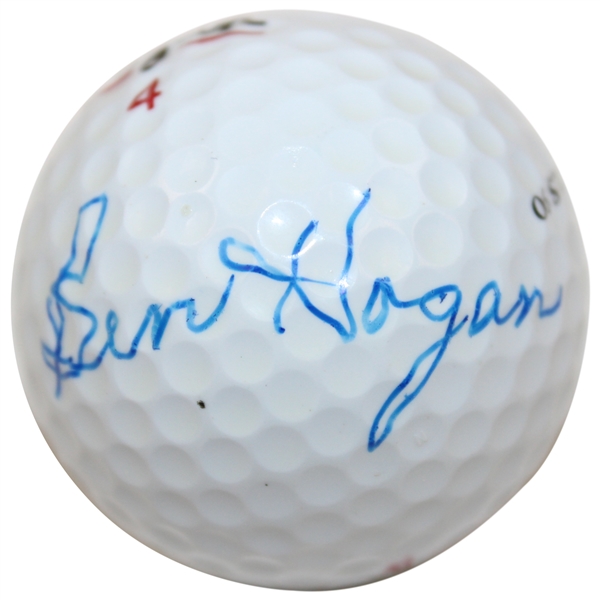 Ben Hogan Signed 'Hogan' Edge ZLS90 Logo Golf Ball JSA ALOA