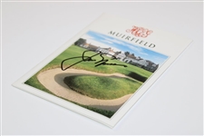 Jack Nicklaus Signed Muirfield Village Golf Club Scorecard JSA ALOA