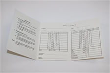 Jack Nicklaus Signed Muirfield Village Golf Club Scorecard JSA ALOA