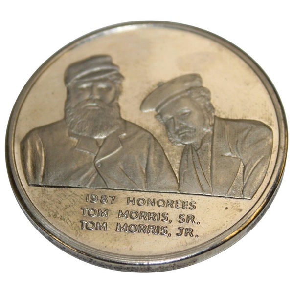 1987 The Memorial Tournament Honorees Tom Morris Sr. & Tom Morris Jr. Commemorative Coin In Box