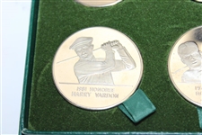 Bobby Jones, Hagen, Ouimet, Nelson, Sarazen & Vardon Commemorative Coin Set in Original Box