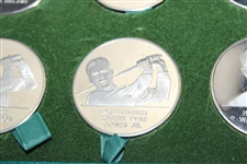 Bobby Jones, Hagen, Ouimet, Nelson, Sarazen & Vardon Commemorative Coin Set in Original Box