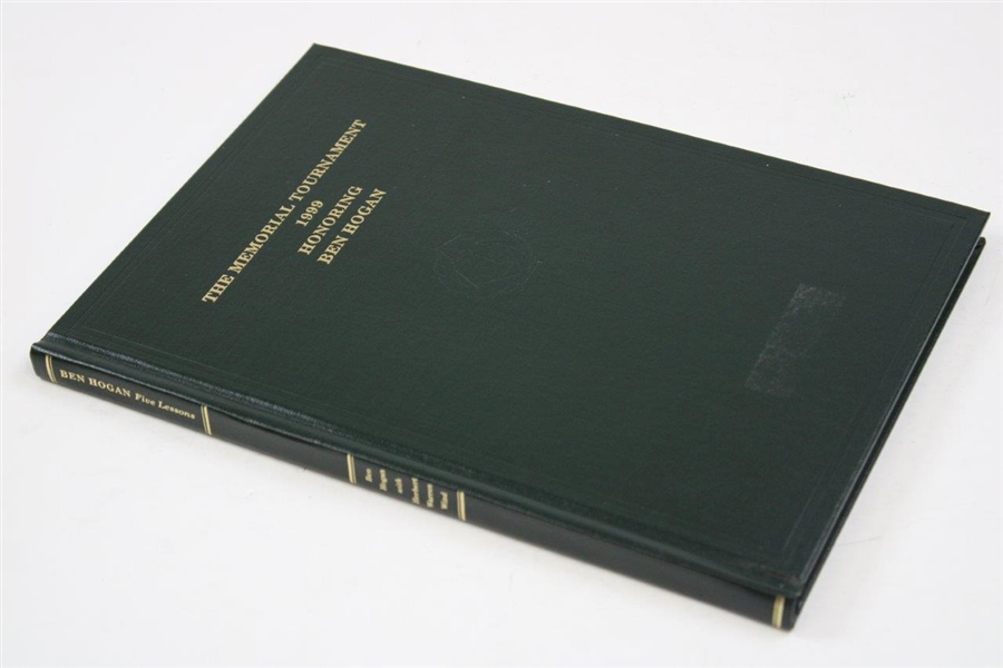 1999 The Memorial Tournament Ltd Ed Book Honoring & Dedicated to Ben Hogan #132/250