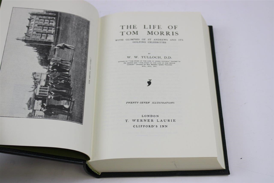 1987 The Memorial Tournament Ltd Ed Book Honoring & Dedicated to Tom Morris Sr/Jr #56/390