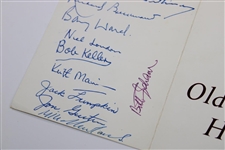 1969 Multi-Signed The Old Course Hotel Dinner Menu/Pamphlet JSA ALOA
