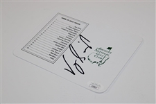 Vijay Singh Signed Augusta National Golf Club Scorecard JSA #LL49614