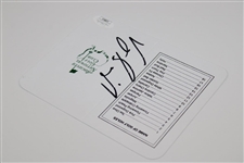 Vijay Singh Signed Augusta National Golf Club Scorecard JSA #LL49614