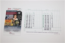 Vijay Singh Signed Augusta National Golf Club Scorecard JSA #LL49614