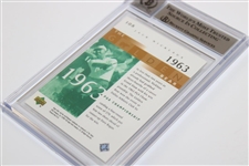 Jack Nicklaus Signed 2001 Upper Deck Golden Bear '1963' Card #108 - Beckett Graded 10 Autograph