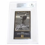 Jack Nicklaus Signed 1997-98 GSV Masters Collection 1963 Jack Nicklaus Card - Beckett Authentic