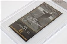 Jack Nicklaus Signed 1997-98 GSV Masters Collection '1963' Jack Nicklaus Card - Beckett Authentic