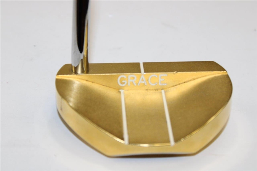 Nick Price 1997 South African PGA Winner Bobby Grace AN-7 Gold Plated Putter