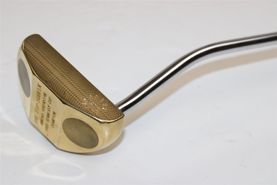Annika Sorenstam 1995 Hennessy Cup Winner Bobby Grace The Pip-Squeek Gold Plated Putter