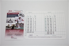 Hideki Matsuyama Signed Augusta National Golf Club Scorecard JSA #CC66605