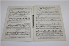 1953 That's Amore from 'The Caddy' & 1928 Follow Thru Golf Sheet Music