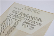 Ed Furgol's 1951 Private Invitation to Play the Greenbrier Open & Annual Amateur -  May 10th-May 13th