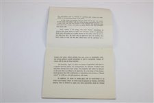 Ed Furgol's 1948 The $10,000 Cavalier Specialists Golf Tournament Invitation - April 16th-18th