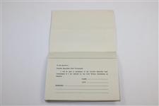 Ed Furgol's 1948 The $10,000 Cavalier Specialists Golf Tournament Invitation - April 16th-18th
