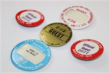 Sam Snead's Kemper Open Inv. & Doral Eastern Open Badges - 1969, 1970 & 1974