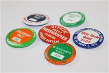 Sam Snead's Florida Citrus Open & Doral Eastern Open Badges - 1969, 1972 & 1973