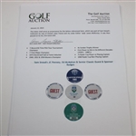 Sam Snead's JC Penney, Ed McMahon & Senior Classic Guest & Sponsor Badges