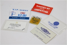 Sam Snead's VIP Golf, PGA Seniors, Peter Jackson, Kerrygold & other Cards & Badges