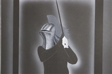 The Black Knight' For Gary Player with Great Thanks Art by Yues Cedric - 2004 - Framed