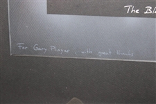 The Black Knight' For Gary Player with Great Thanks Art by Yues Cedric - 2004 - Framed