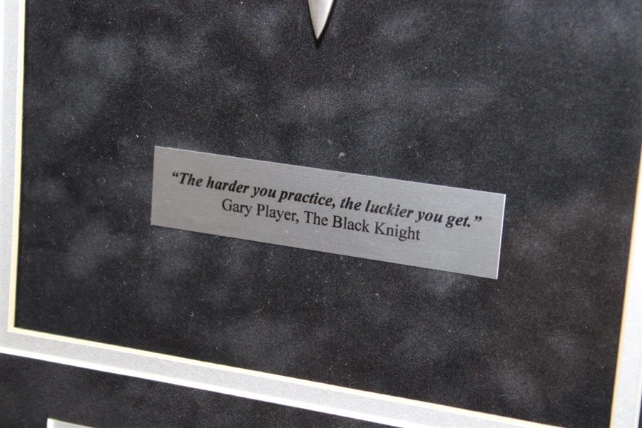 Gary Player 2008 Invitational Sword in Shadowbox - Framed