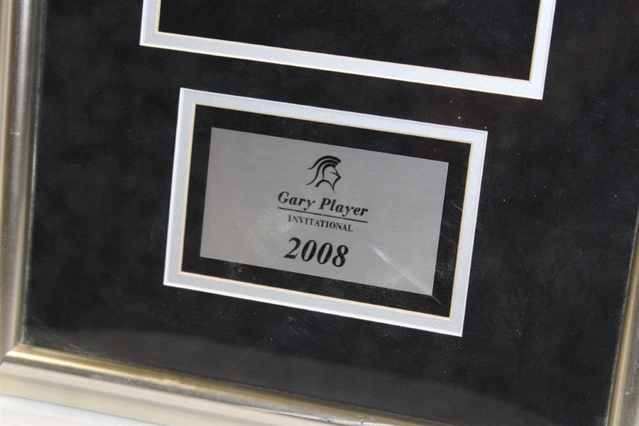 Gary Player 2008 Invitational Sword in Shadowbox - Framed