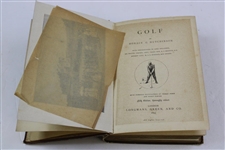 1895 'The Badminton Library of Sports and Pastimes' by Horace G. Hutchinson