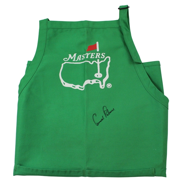 Arnold Palmer Signed Masters Green Grill Apron BECKETT #A10663