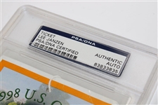 Champion Lee Janzen Signed 1998 US Open at The Olympic Club Ticket PSA #83833835