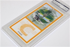 Champion Lee Janzen Signed 1998 US Open at The Olympic Club Ticket PSA #83833835