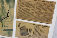 Mark Calcavecchia Signed News Article Wins Open JSA ALOA