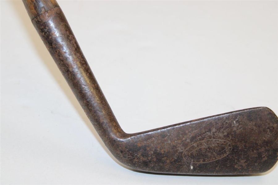 Harry Vardon A.G. Spalding & Bros Makers Iron with Shaft Stamp