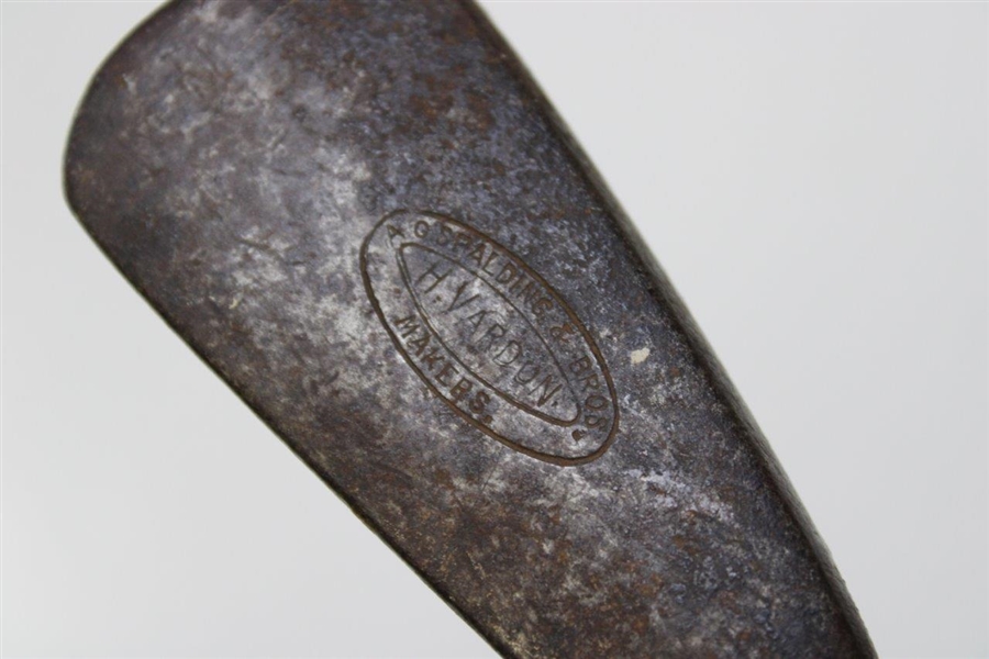 Harry Vardon A.G. Spalding & Bros Makers Iron with Shaft Stamp