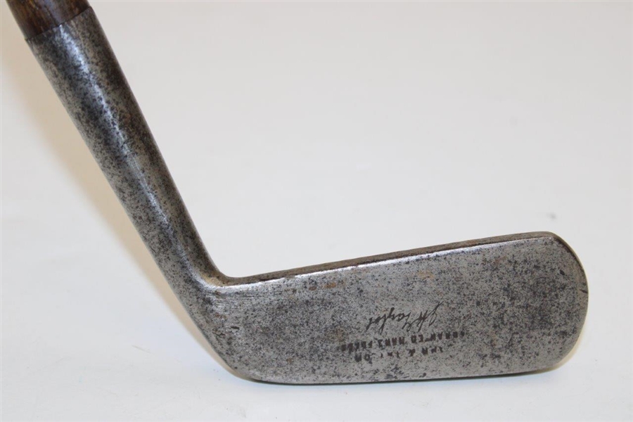 J.H. Taylor Warranted Hand Forged Smooth Face Putter