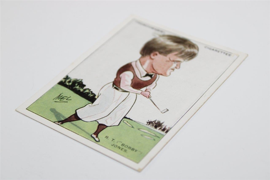 Vintage R.T. Bobby Jones W.A. & A.C. Churchman's Cigarettes No. 7 Golf Card