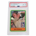 1981 Jack Nicklaus Donruss Golf Card #13 PSA NM-MT 8 #70834564