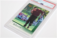 2001 Tiger Woods Upper Deck Golf Card #1 PSA MINT 9 #68555333