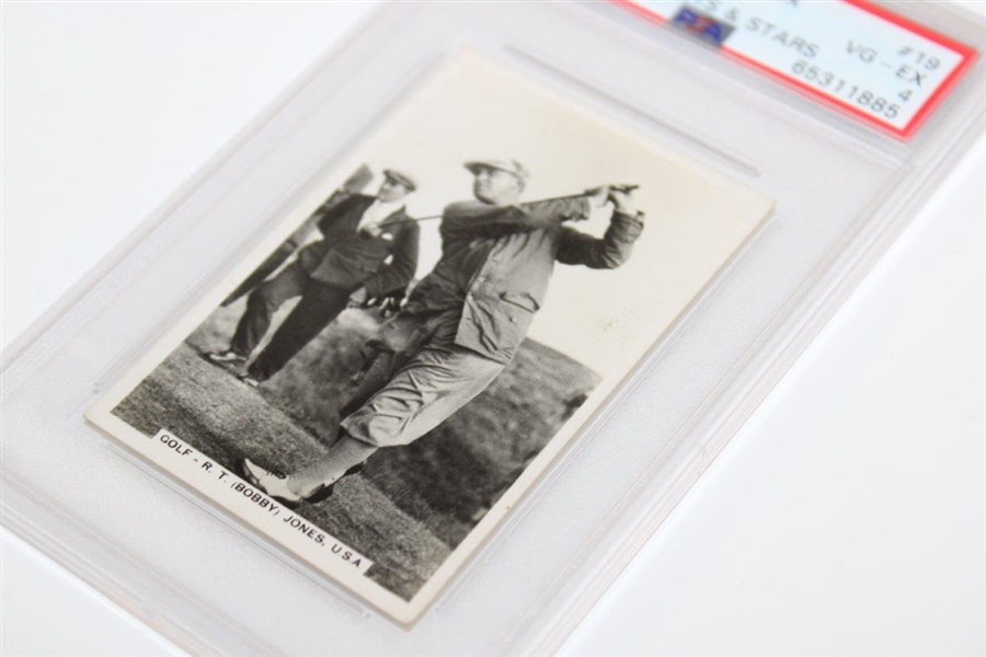 1935 Bobby Jones J.A. Pattreiouex Sporting Events & Stars Card #19 PSA VG-EX 4 #65311885