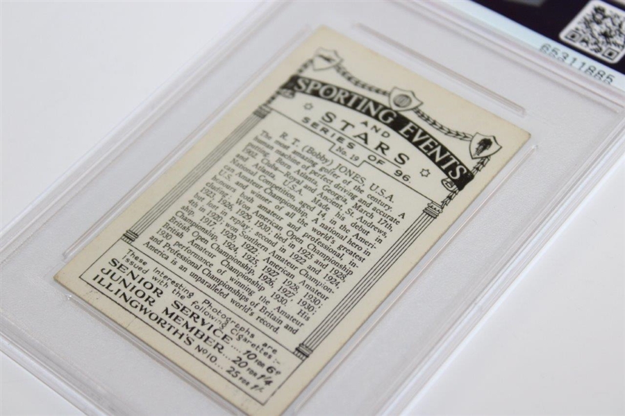 1935 Bobby Jones J.A. Pattreiouex Sporting Events & Stars Card #19 PSA VG-EX 4 #65311885