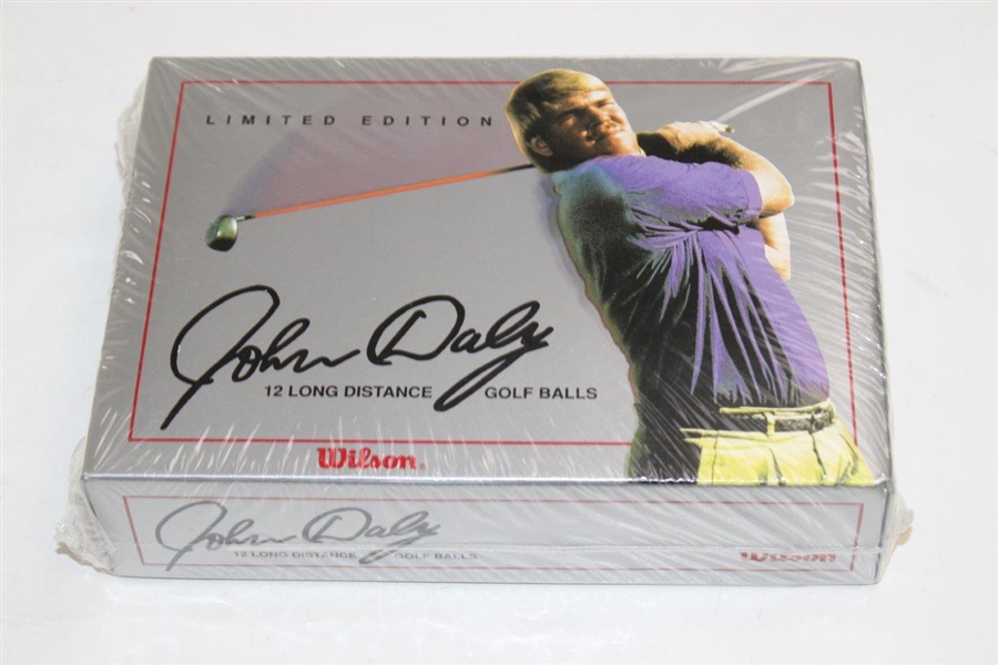 Dozen John Daly Limited Edition Wilson Long Distance Golf Balls Unopened in Original Plastic