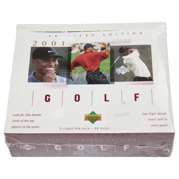 Sealed Unopened 2001 Upper Deck Premiere Edition Full Box of 24 Packs - #1505609