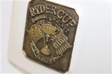 1993 Ryder Cup at The Belfry Porcelain Decanter Handcrafted by Artist Bill Waugh