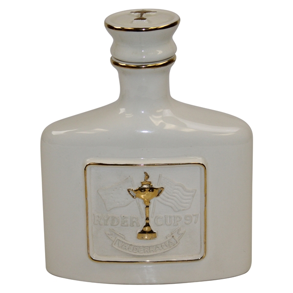 1997 Ryder Cup Valderrama GC Porcelain Decanter by Artist Bill Waugh