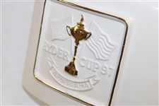 1997 Ryder Cup Valderrama GC Porcelain Decanter by Artist Bill Waugh