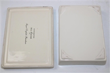 1999 Ryder Cup at Brookline The Country Club Porcelain Playing Cards Holder by Artist Bill Waugh